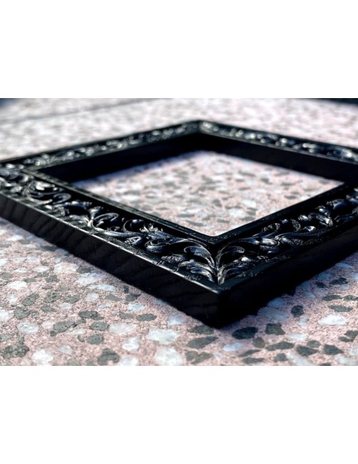 Thermo ash frame, black enamel